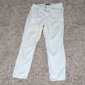 Buffalo David Bitton Cream Denim Jeans